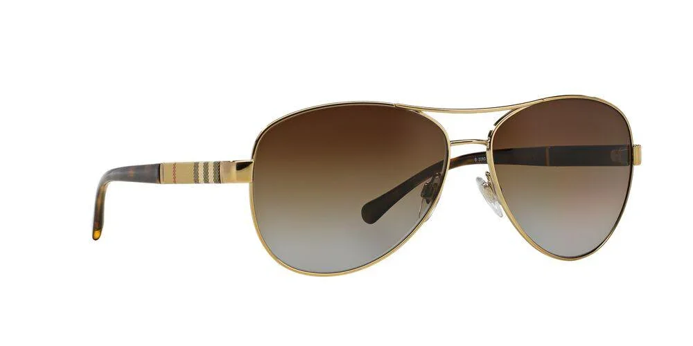 Burberry | 3080 | Light Gold Polarised - Image 3