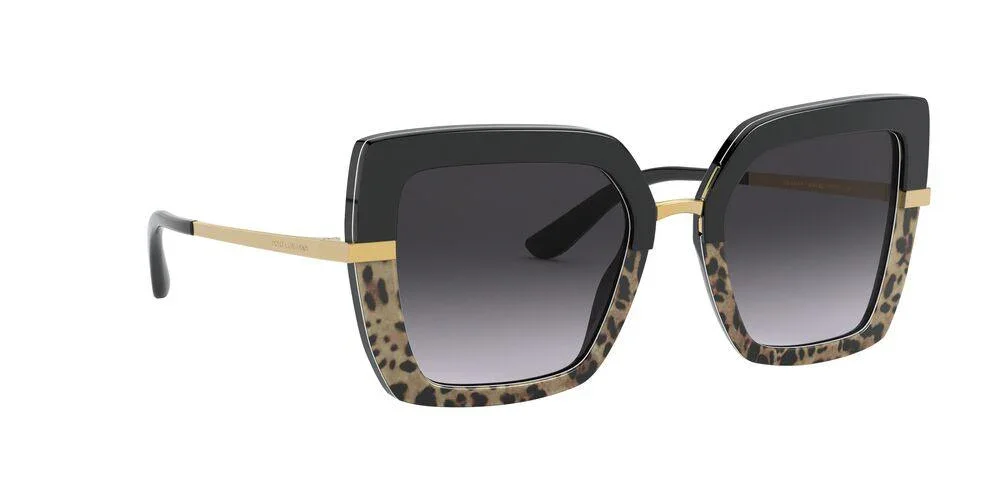 Dolce & Gabbana | 4373F | Top Black On Print Leopard/Black - Image 3