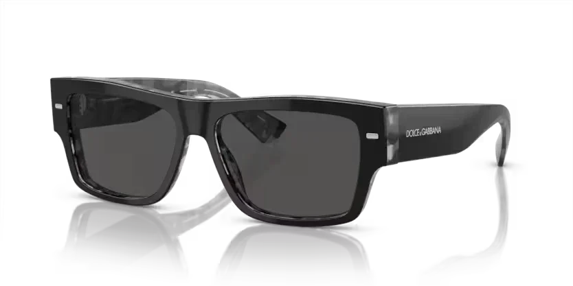 Dolce & Gabbana | 4451 | Black on Grey Havana - Image 2