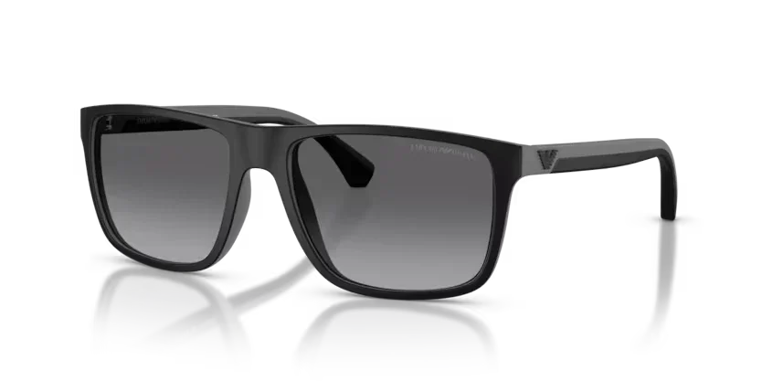 Emporio Armani | 4033 | Rubber black & grey Polarised - Image 2