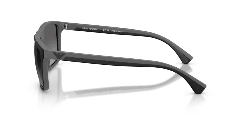Emporio Armani | 4033 | Rubber black & grey Polarised - Image 3