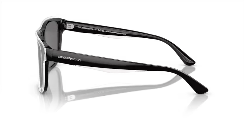 Emporio Armani | 4208F | Shiny black/top crystal Polarised - Image 3