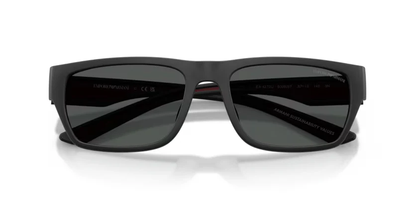 Emporio Armani | 4267U | Rubberized Matte Black - Image 5