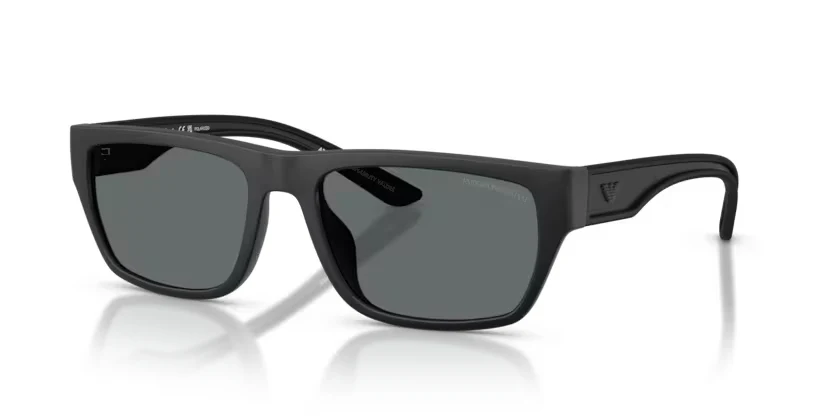 Emporio Armani | 4267U | Rubberized Matte Black Polarised - Image 3