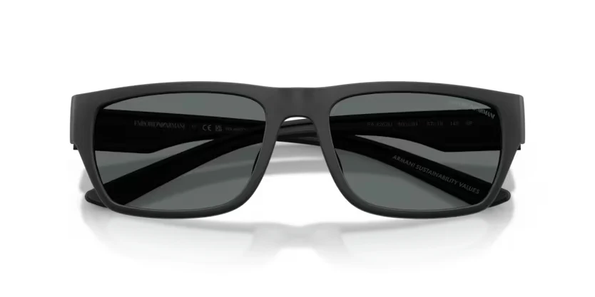 Emporio Armani | 4267U | Rubberized Matte Black Polarised - Image 5