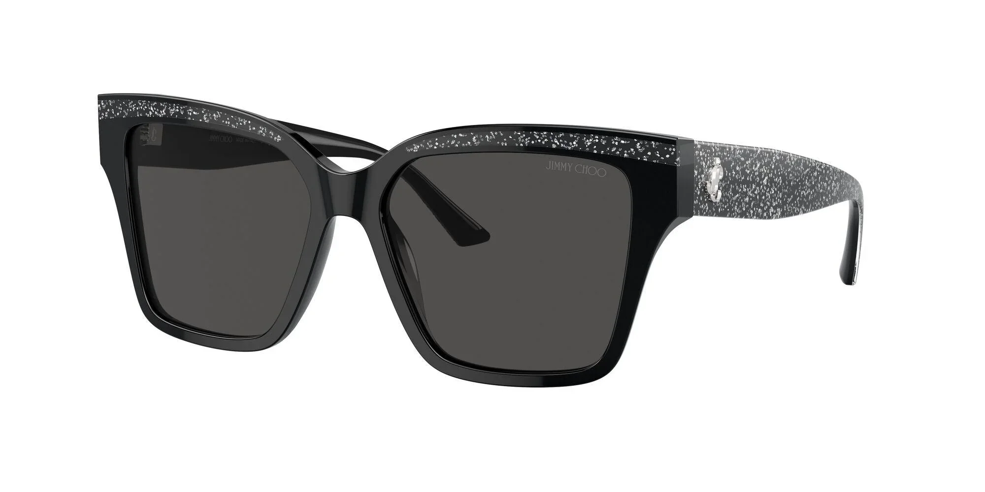 Jimmy Choo | 5003 | Black Glitter - Image 2