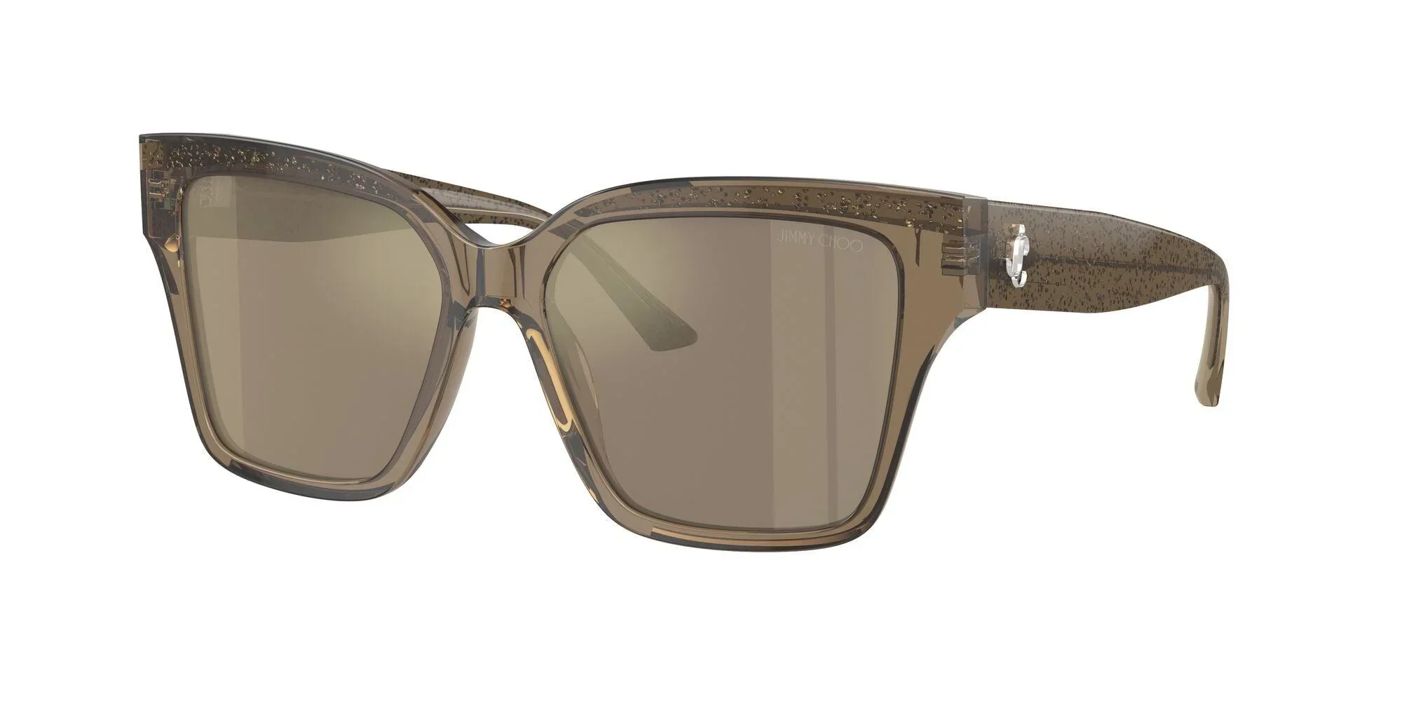 Jimmy Choo | 5003 | Transparent Brown Glitter - Image 2