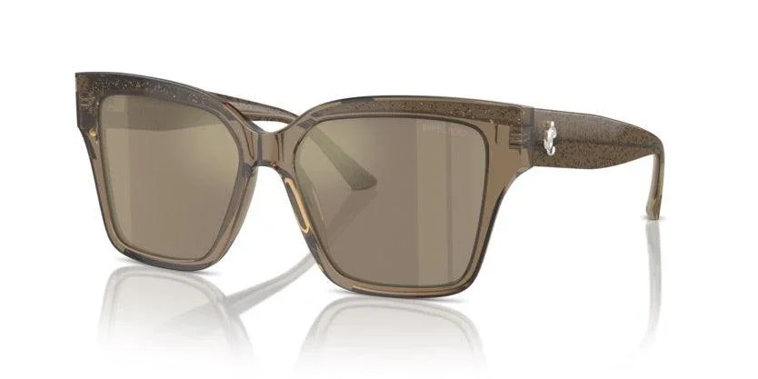 Jimmy Choo | 5003F | Transparent Brown Glitter - Image 2
