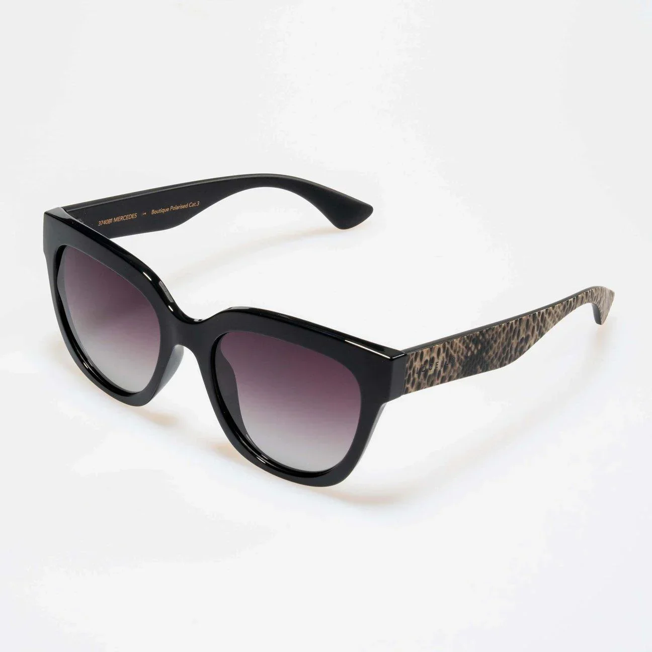 Locello | Mercedes | Black With Snake Skin - Image 2