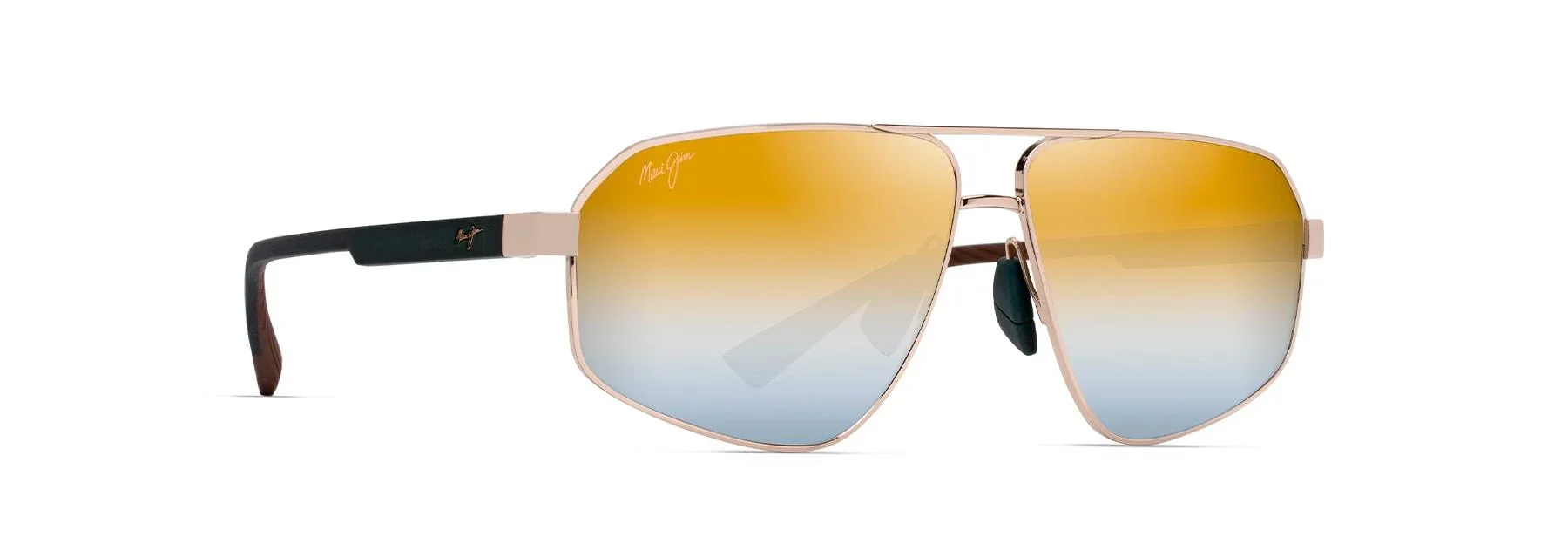 Maui Jim | Keawawa | Shiny Gold With Green - Image 2