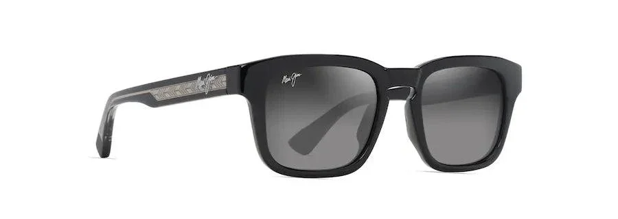 Maui Jim | Maluhia | Shiny Black With Transparent Light Grey - Image 2