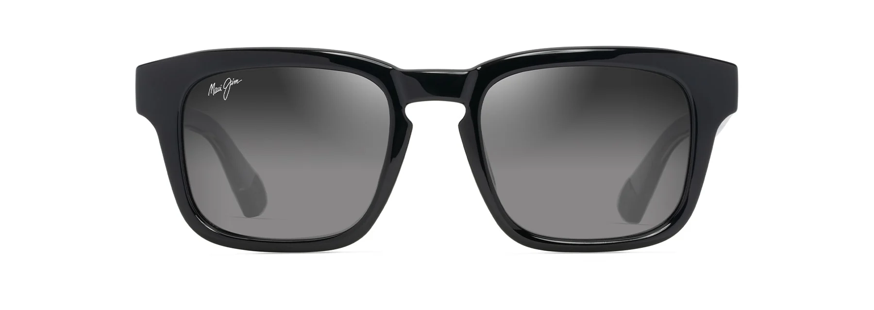 Maui Jim | Maluhia | Shiny Black With Transparent Light Grey | HCL Bronze