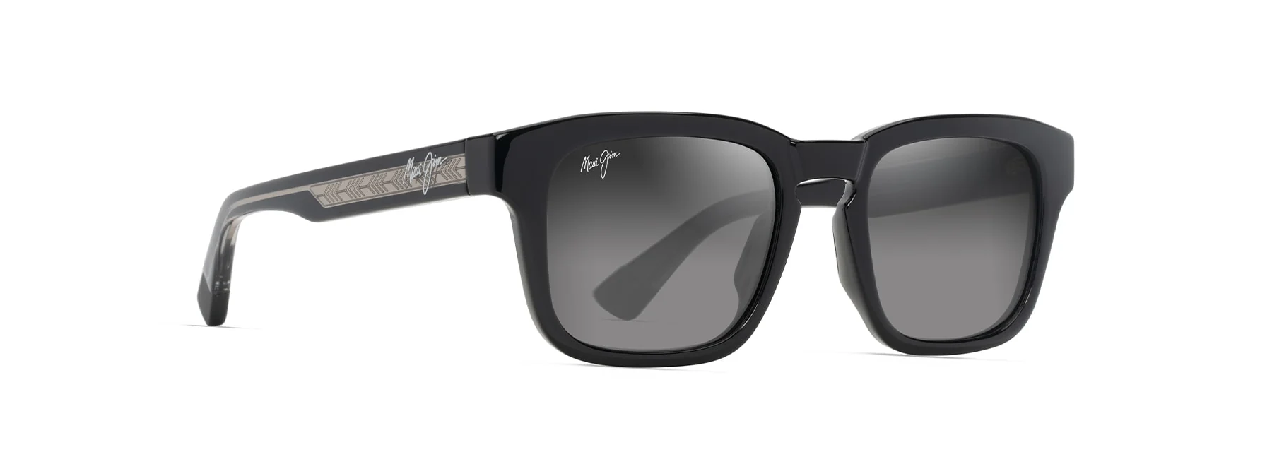 Maui Jim | Maluhia | Shiny Black With Transparent Light Grey | HCL Bronze - Image 2