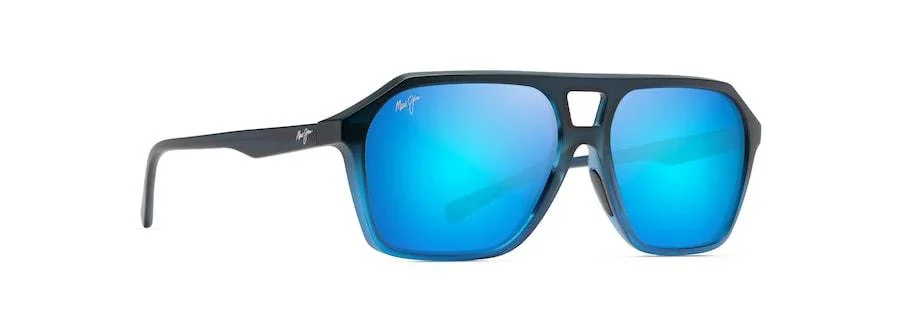 Maui Jim | Wedges | Matte Black Fade To Blue - Image 2