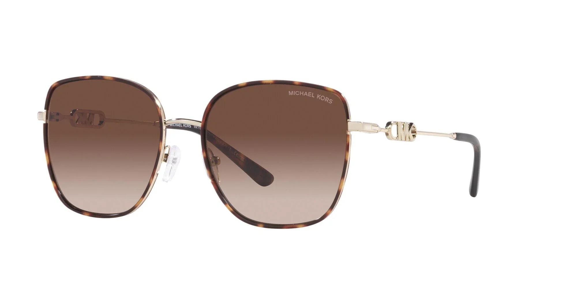 Michael Kors | 1129J Empire Square II | Light Gold/Dark Tortoise - Image 2
