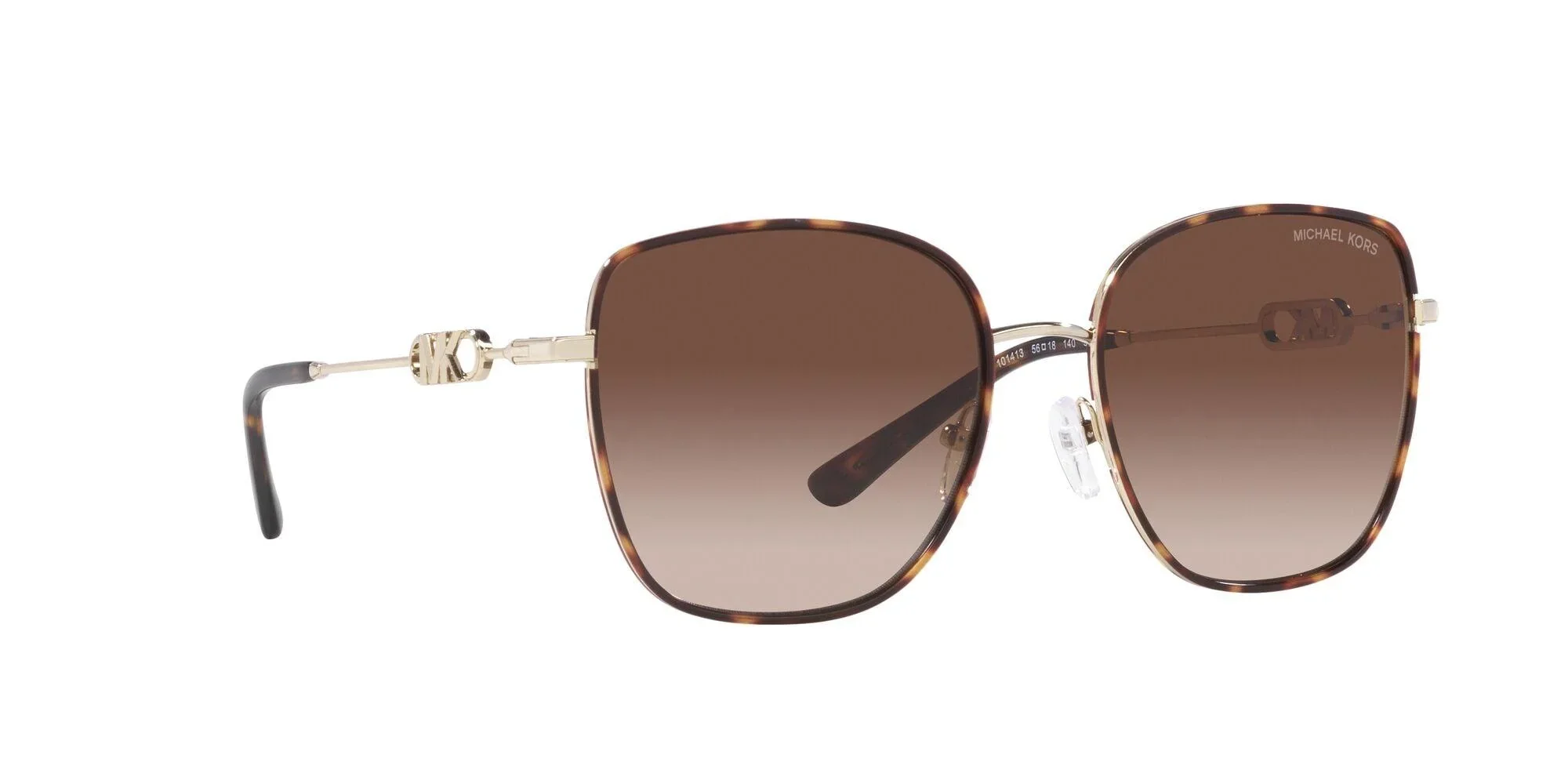 Michael Kors | 1129J Empire Square II | Light Gold/Dark Tortoise - Image 3