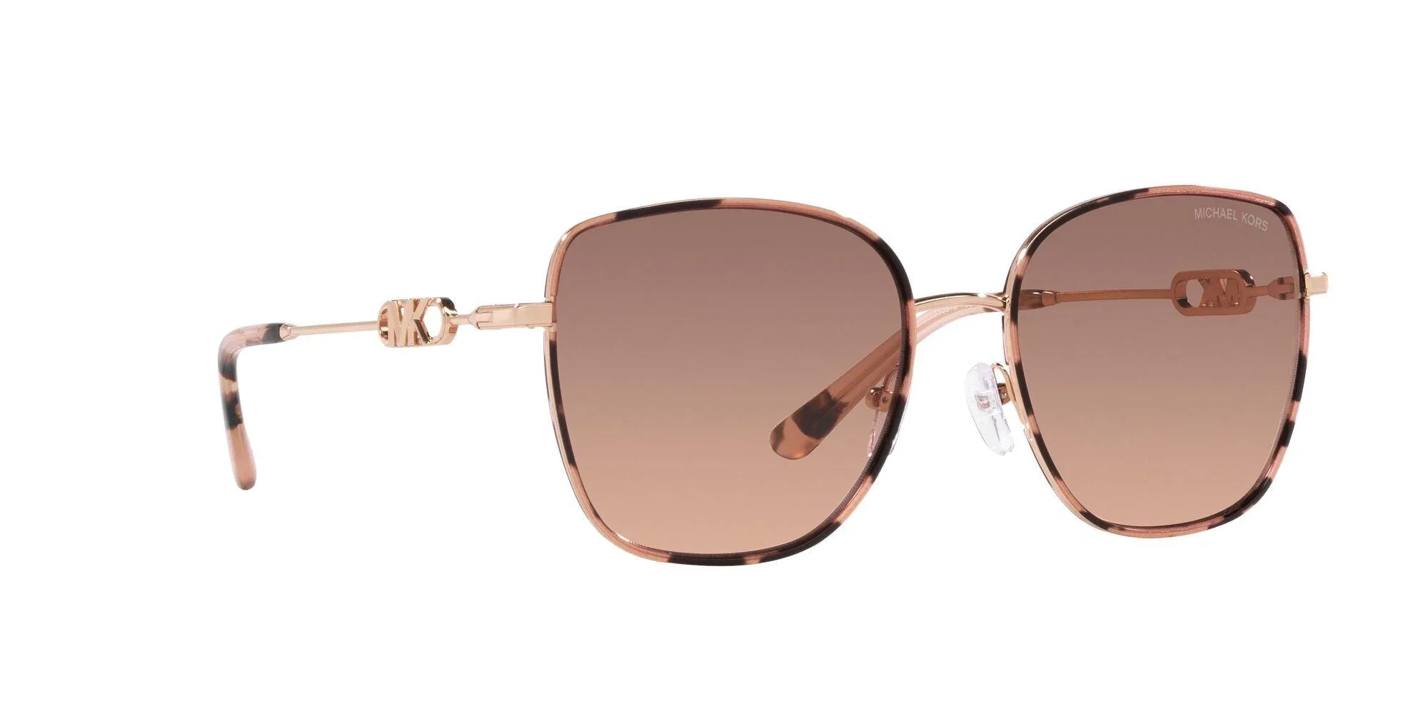 Michael Kors | 1129J Empire Square II | Rose Gold/Pink Tortoise - Image 3