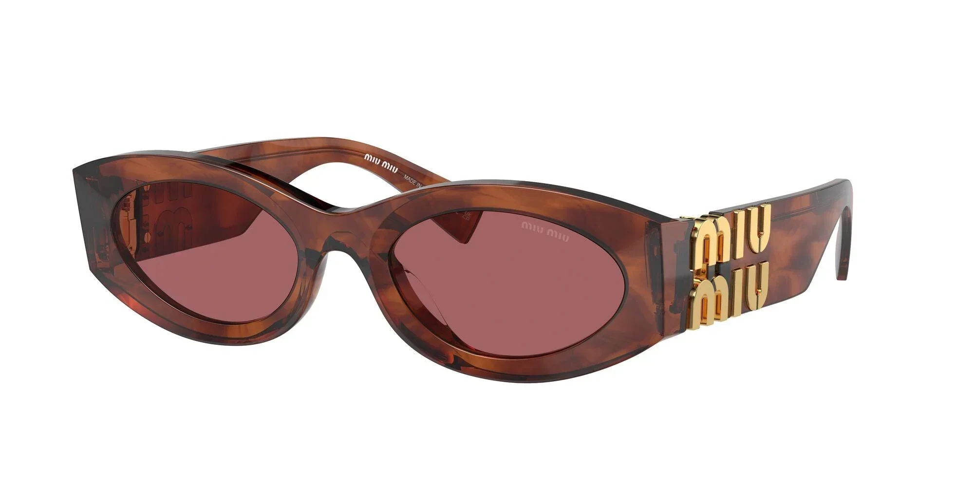 Miu Miu | 11WS | Striped Tobacco - Image 2