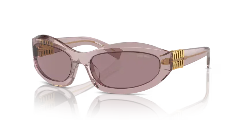 Miu Miu | 14ZS | Mauve Transparent - Image 2