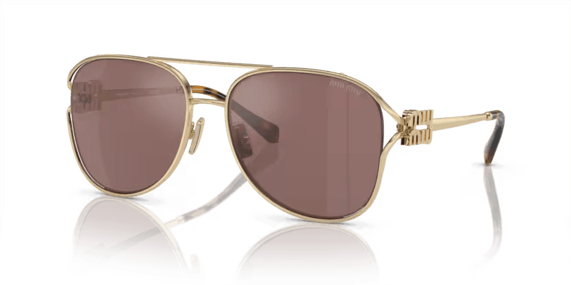 Miu Miu | 52ZS | Pale Gold - Image 2