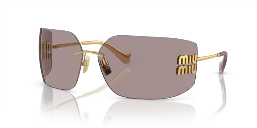 Miu Miu | 54YS | Gold Light Purple Brown - Image 2