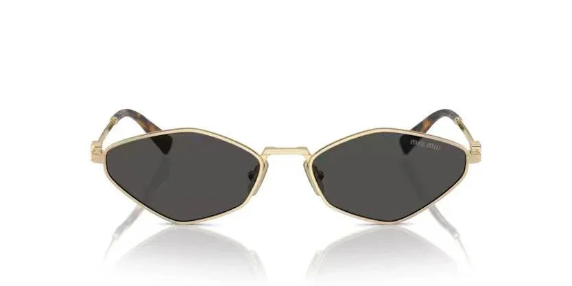 Miu Miu | 56ZS | Pale Gold Dark Grey