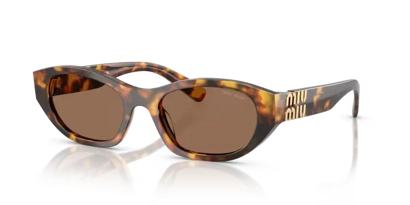 Miu Miu | A03SF | Honey Havana Dark Brown - Image 2