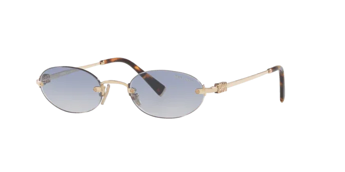 Miu Miu | A54S | Pale Gold Gradient Light Blue - Image 2
