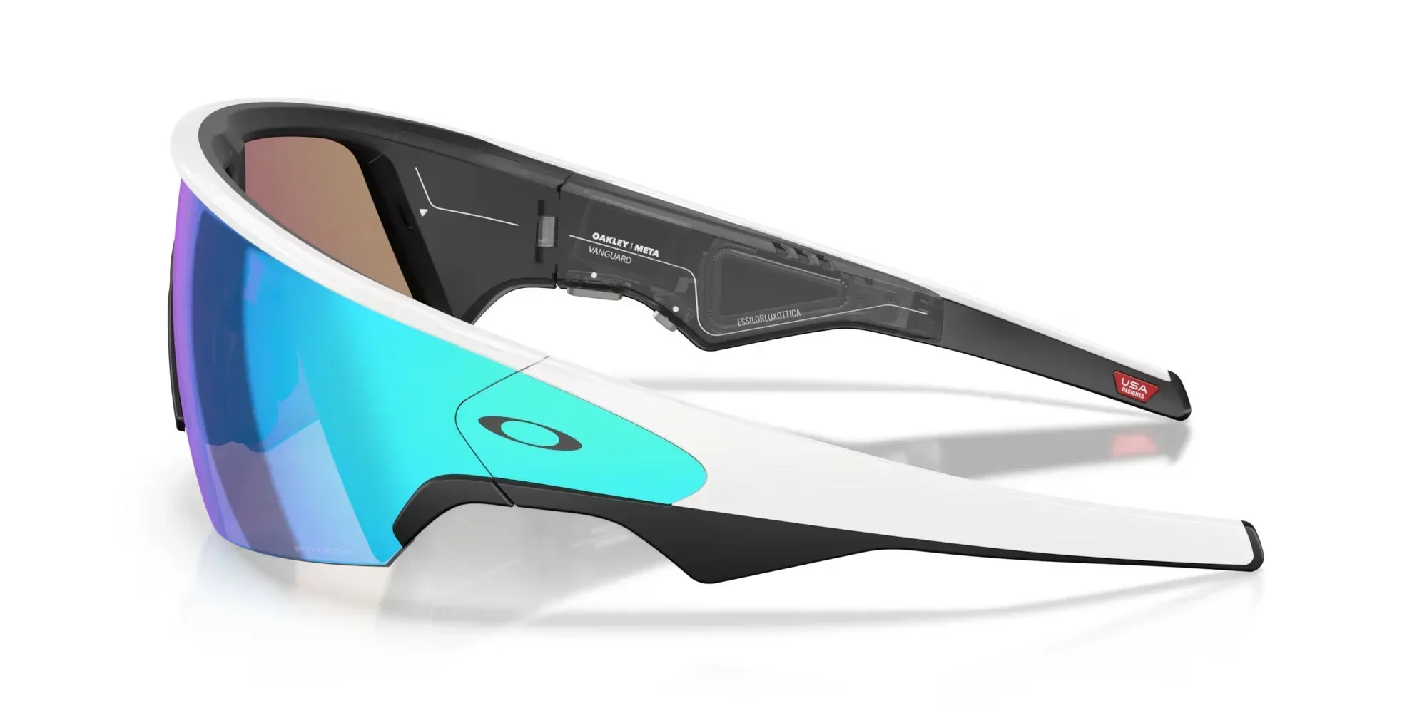 Oakley Meta Vanguard White PRIZM Sapphire - Image 3