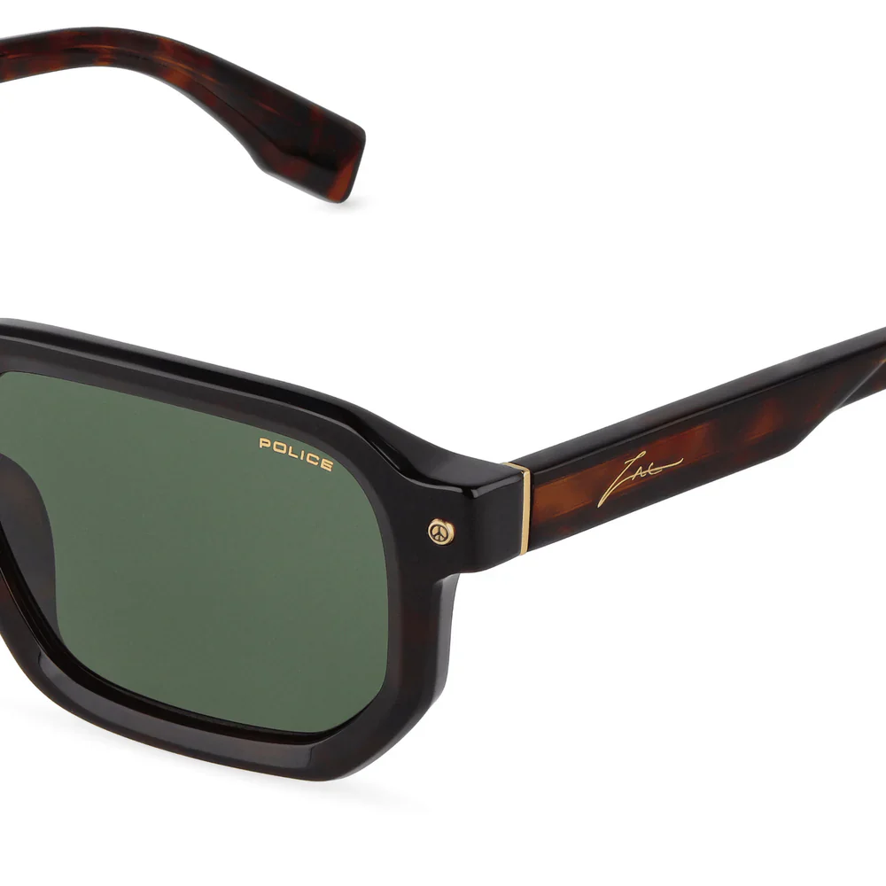 Police | SPLU82 | Zac Efron Shiny Dark Havana Green - Image 8