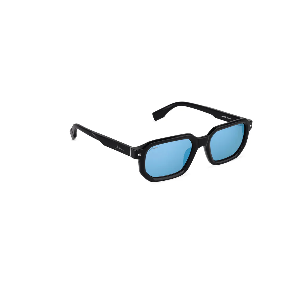 Police | SPLU82 | Zac Efron Signature Shiny Black Smoke Mirror Blue - Image 7