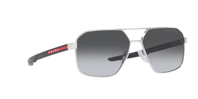 Prada Linea Rossa | 55WS | Silver - Image 3