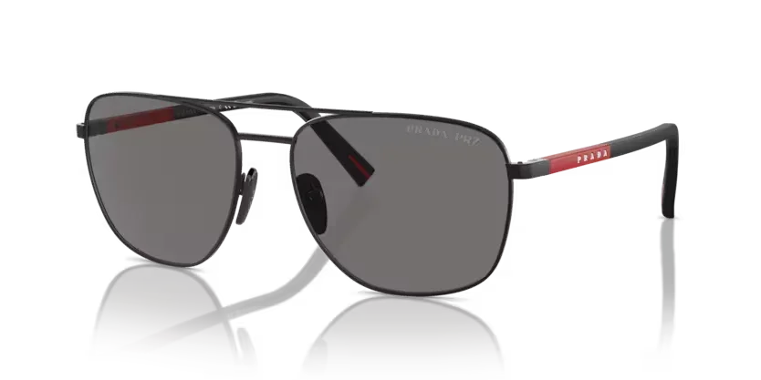 Prada Linea Rossa | 54ZS | Matte Black - Image 2