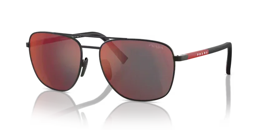 Prada Linea Rossa | 54ZS | Rubbered Black - Image 2