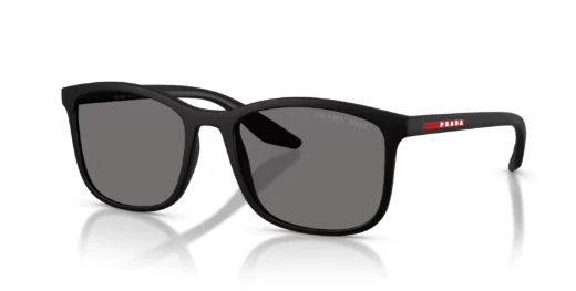 Prada Linea Rossa | PSA08S | Rubbered Black Dark Grey Polarised - Image 2