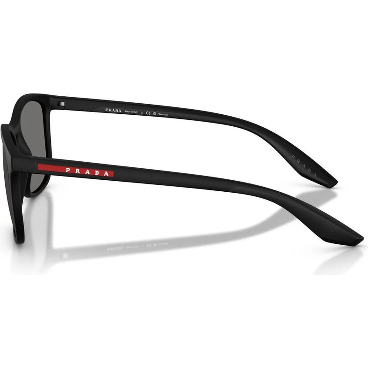 Prada Linea Rossa | PSA08S | Rubbered Black Dark Grey Polarised - Image 4