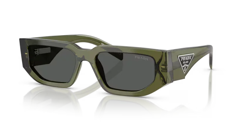 Prada | 09ZS | Transparent Military Green - Image 2