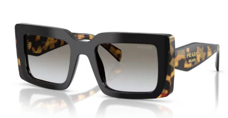 Prada | PRD01S | Black Tort Grey Gradient - Image 2