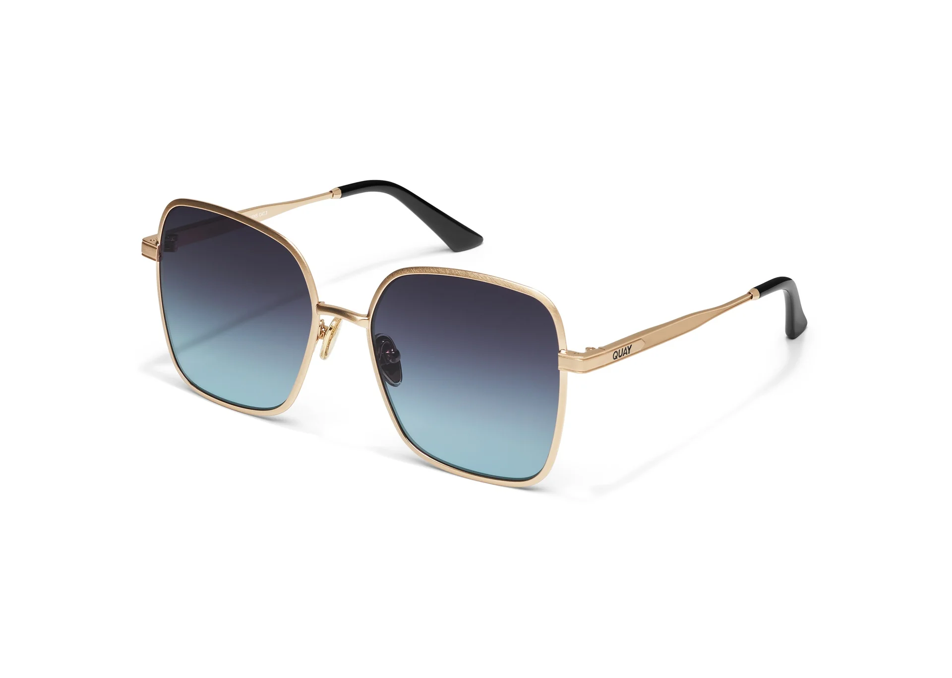 Quay | 5th Ave | Gold Black Aqua - Image 2