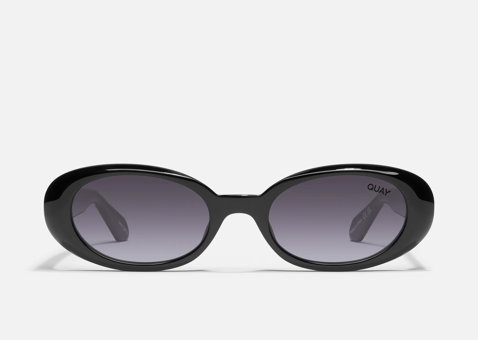 Quay | Felt Cute | Black/Smoke