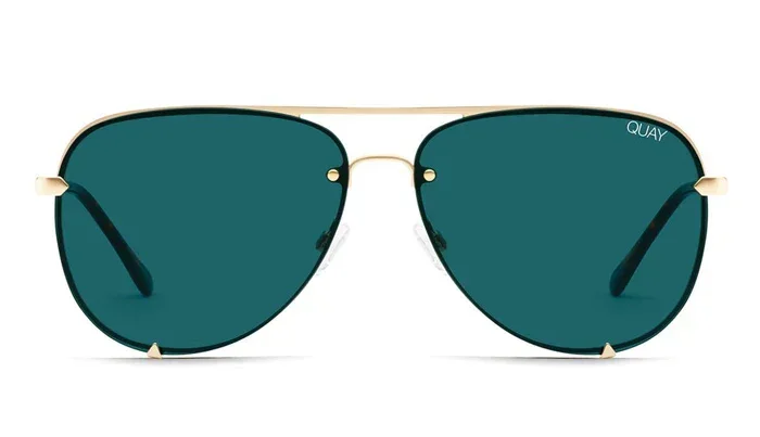 Quay | High Key Mini Rimless | Gold