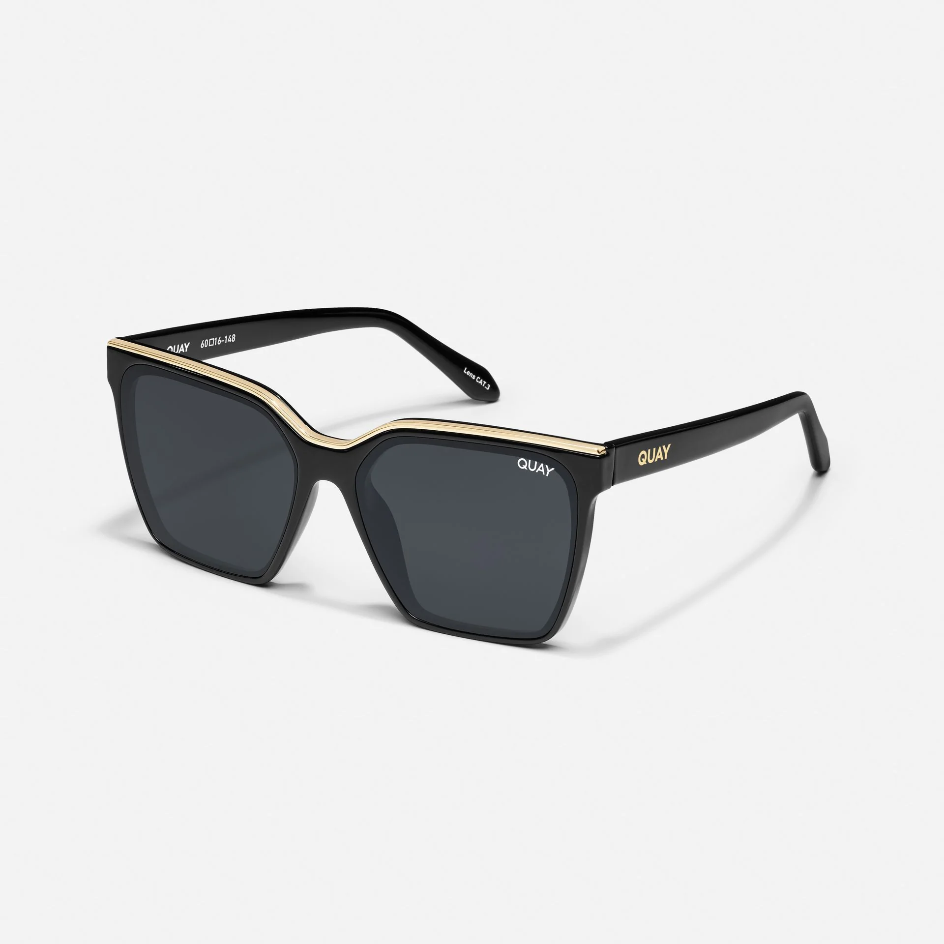 Quay | Level Up | Black Smoke Gold Polarised - Image 2