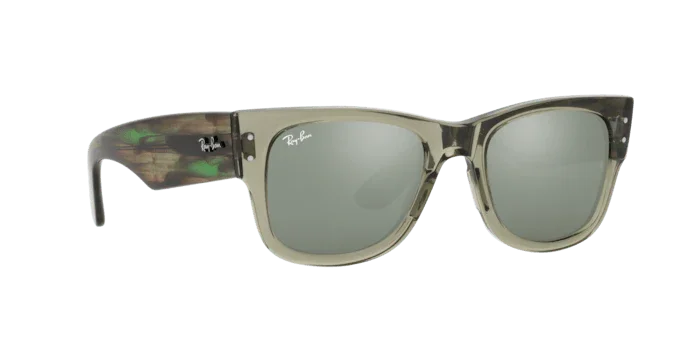 Ray-Ban | 0840S Mega Wayfarer | Transparent Green - Image 3