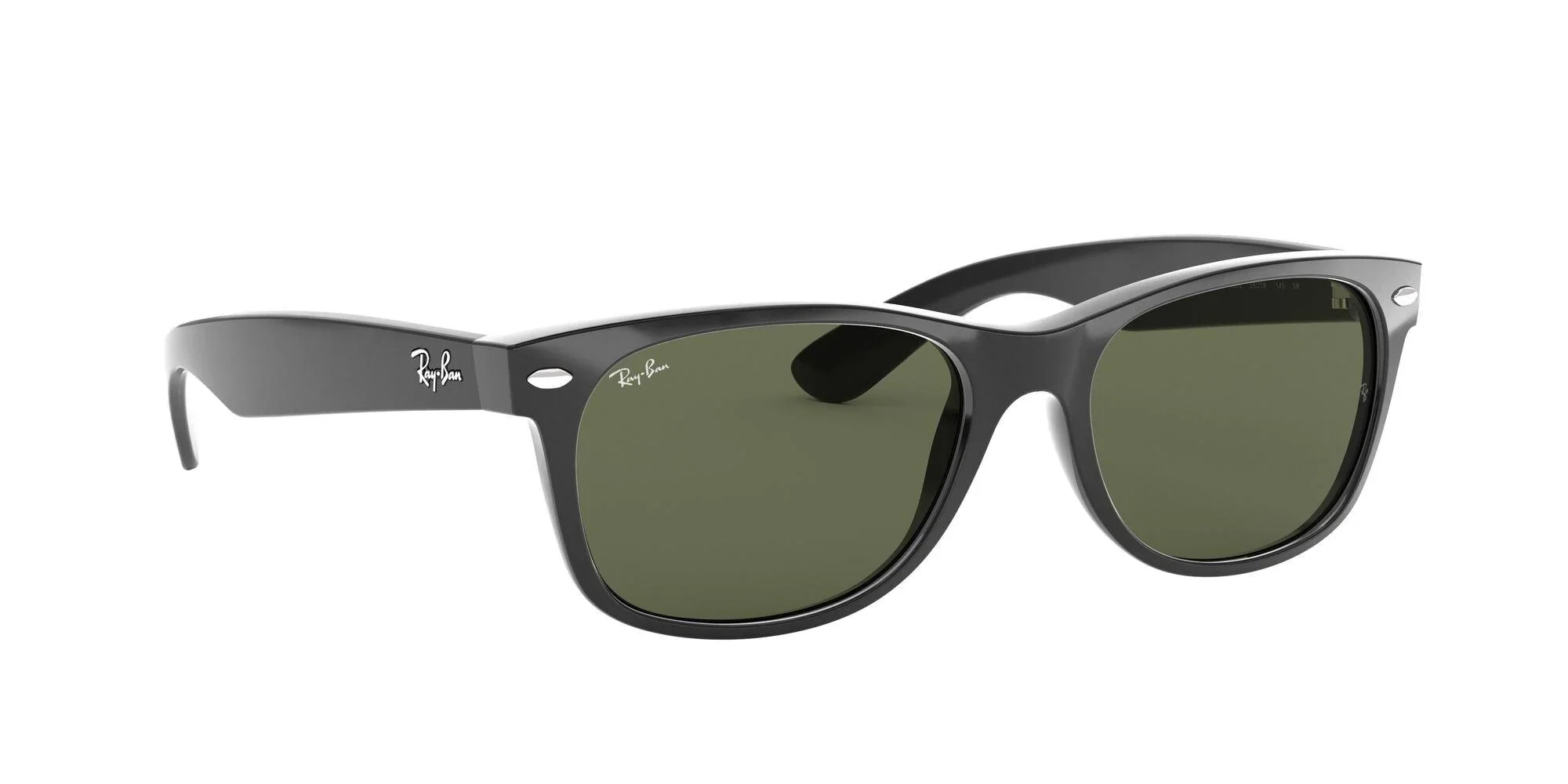 Ray-Ban | 2132 New Wayfarer | Black & Green - Image 3