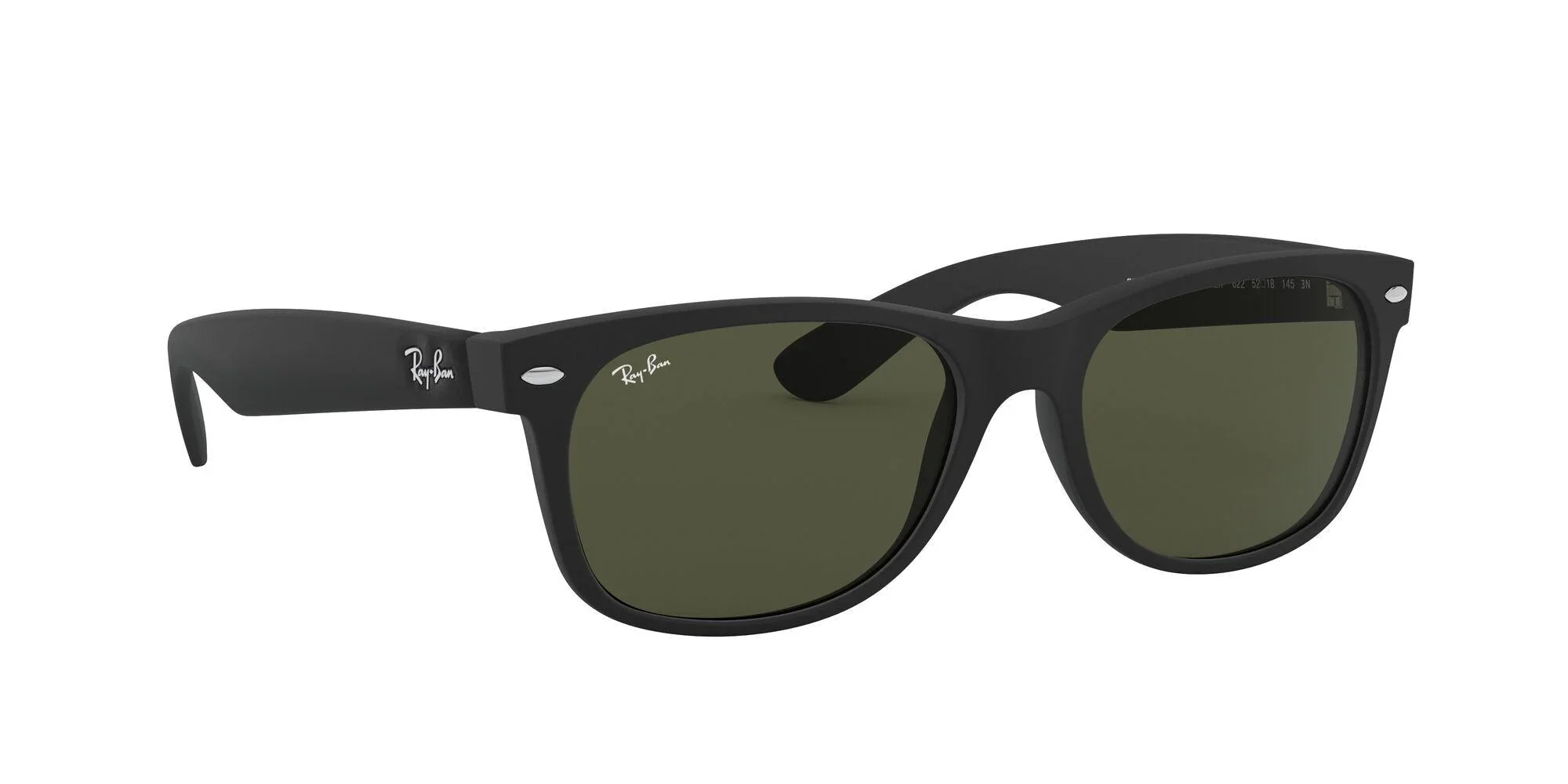 Ray-Ban | 2132 New Wayfarer | Black Rubber - Image 3