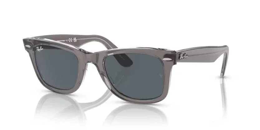 Ray-Ban | 2140 Wayfarer | Grey on Transparent - Image 2