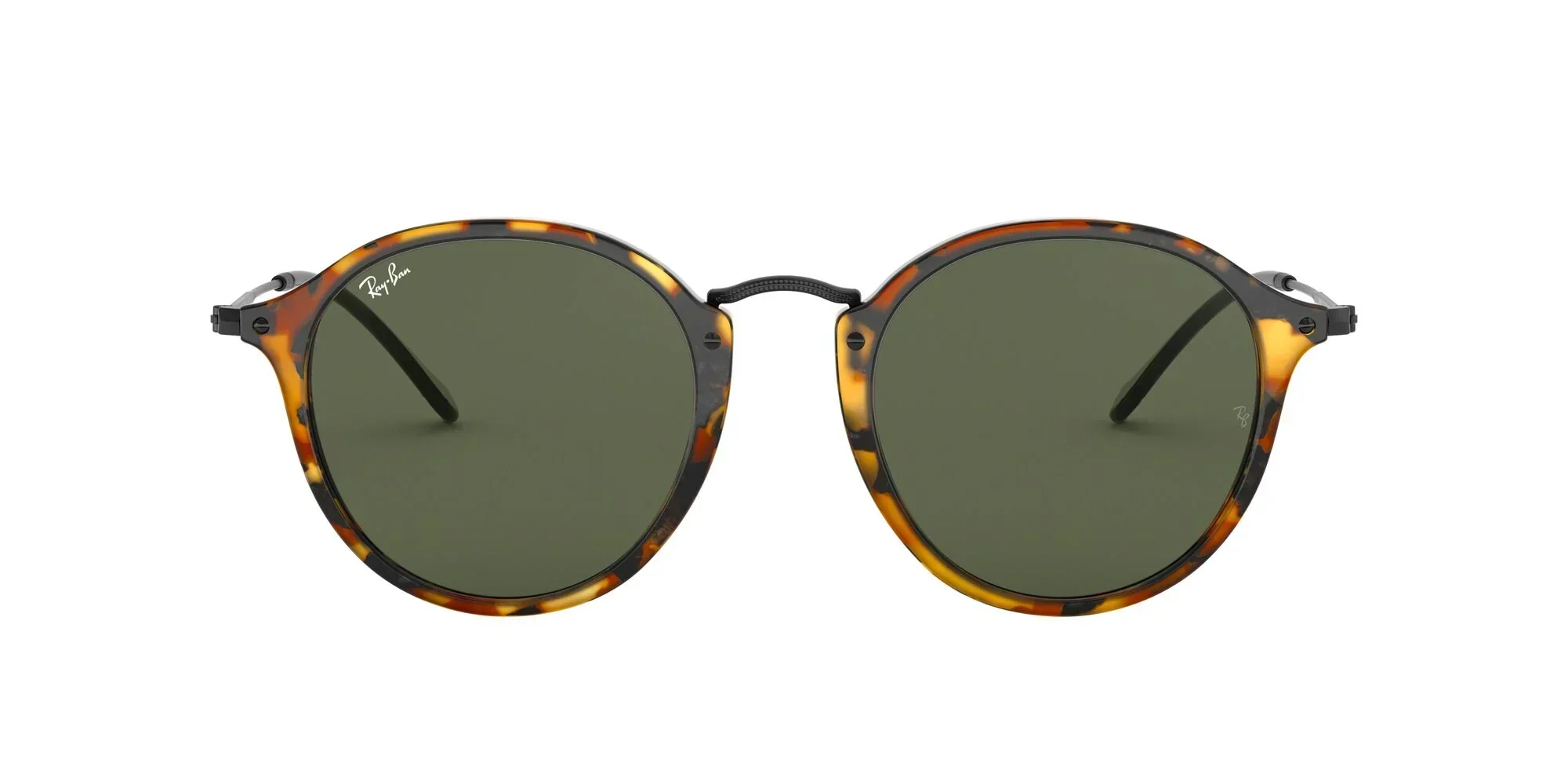 Ray-Ban | 2447 Round Fleck | Spotted Black Havana