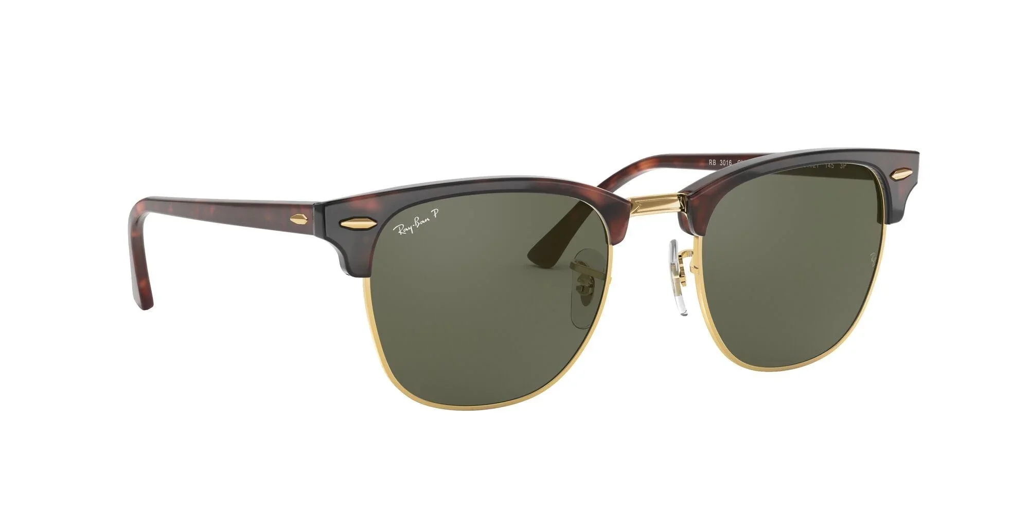 Ray-Ban | 3016 Clubmaster | Red Havana Polarised - Image 3