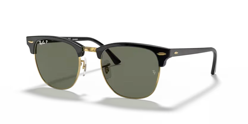 Ray-Ban | 3016 Clubmaster | Black on Gold - Image 2
