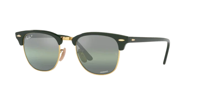 Ray-Ban | 3016 Clubmaster | Green On Gold Polarised - Image 2